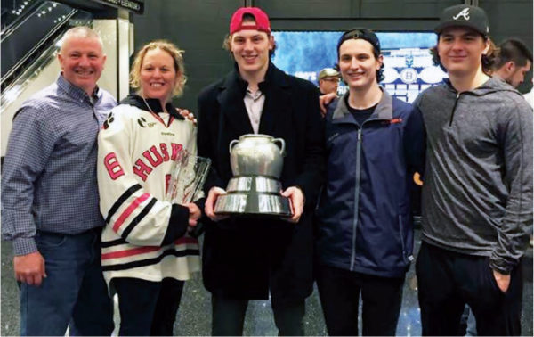 Adam Gaudette wins Walter Brown Award