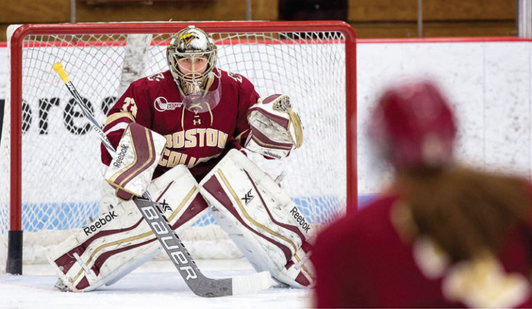 Boston College star goalie Katie Burt ready to make a final push