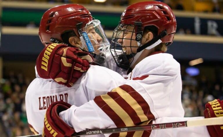 College hockey rankings: BC is the best team through the first half
