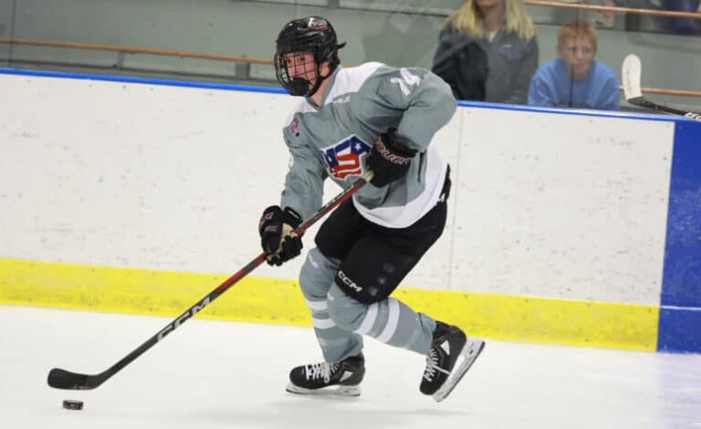 After a strong Hlinka Gretzky Cup, Alex Donovan is raising his game at the perfect time
