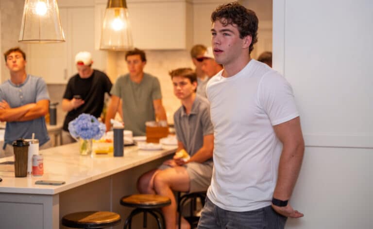 Inside Teddy Mutryn&rsquo;s wait for his NHL Draft call from the Sharks