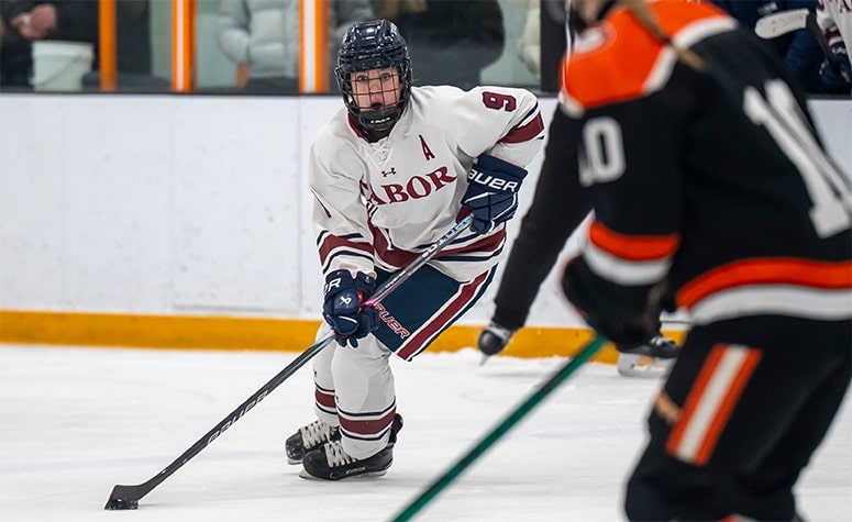 Recent St. Michael's commit Jen Birolini scored in all three of Tabor's wins last week. (Patrick Donnelly/NEHJ)