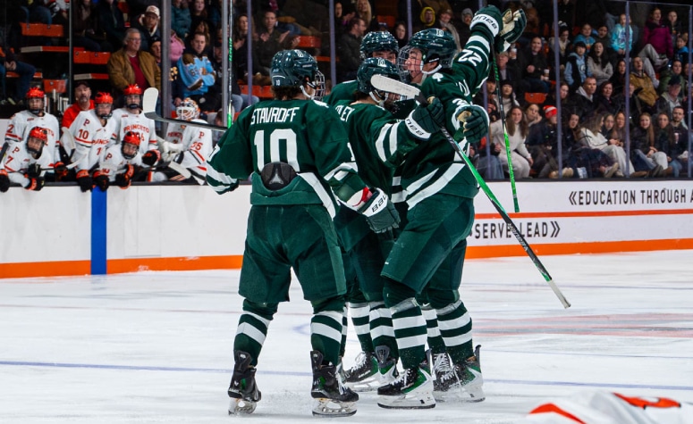 Dartmouth won the ECAC to qualify for the NCAA tournament for the first time since 1980. (Dan Squicciarini/Getty Images)