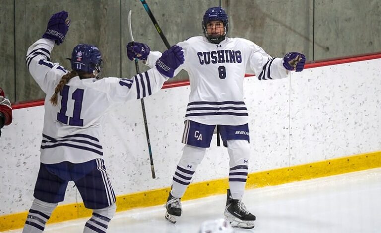 Bella Freitas had 74 points (48 goals) in 61 games over the past two seasons at Cushing. (Patrick Donnelly/NEHJ)