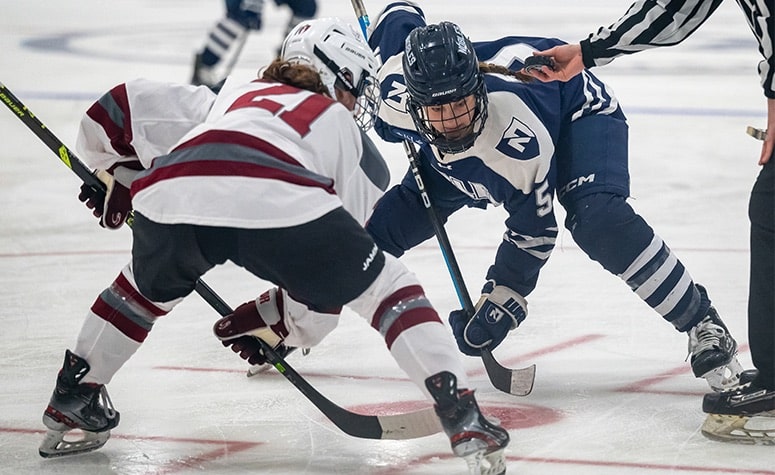 Nobles, a perennial NEPSAC contender, has become a force in girls hockey. (Patrick Donnelly/NEHJ)