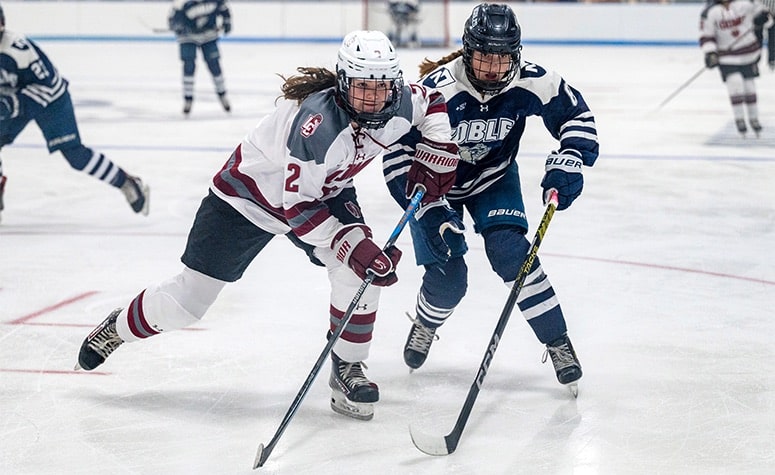 Nobles and Loomis Chaffee girls hockey