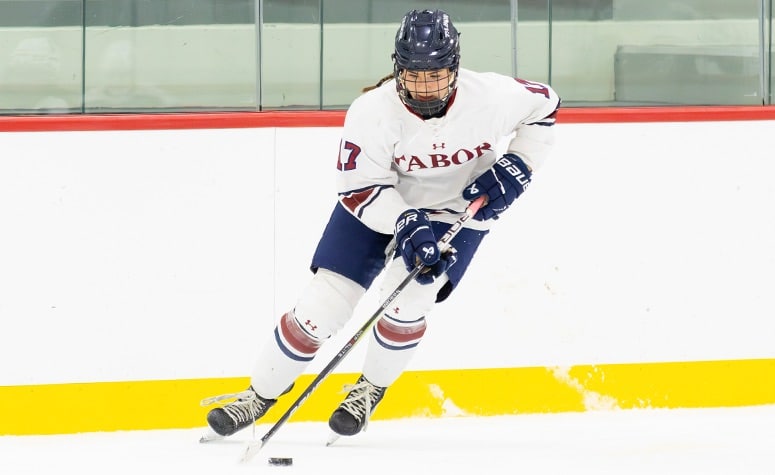 Lilly Shaughnessy was clutch for Tabor with three goals in the Large School tournament. (Yuqi Qian)